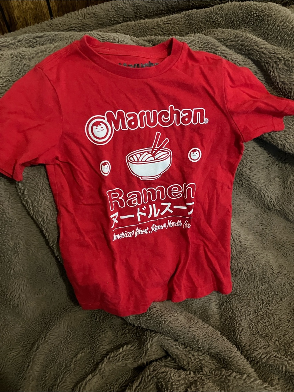 Red Ramen Graphic Tee for Kids
